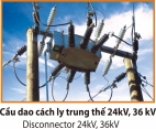 CẦU DAO CÁCH LY TRUNG THẾ 24kV, 36kV